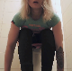 A Bulgarian girl sits down on a toilet, farts, pisses, and takes a shit. Some plops are heard before she finally wipes her ass. Some background movement noise. Her face and product is not visible in this clip. Presented in 720P HD. Over 9.5 minutes.